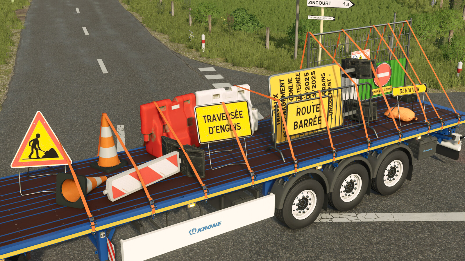French Temporary Marking