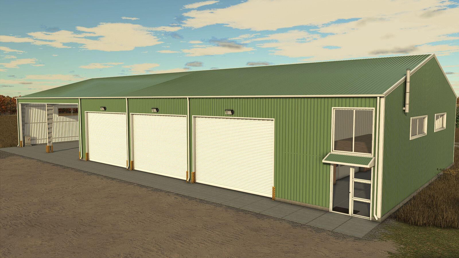 Metal Hall With Workshop