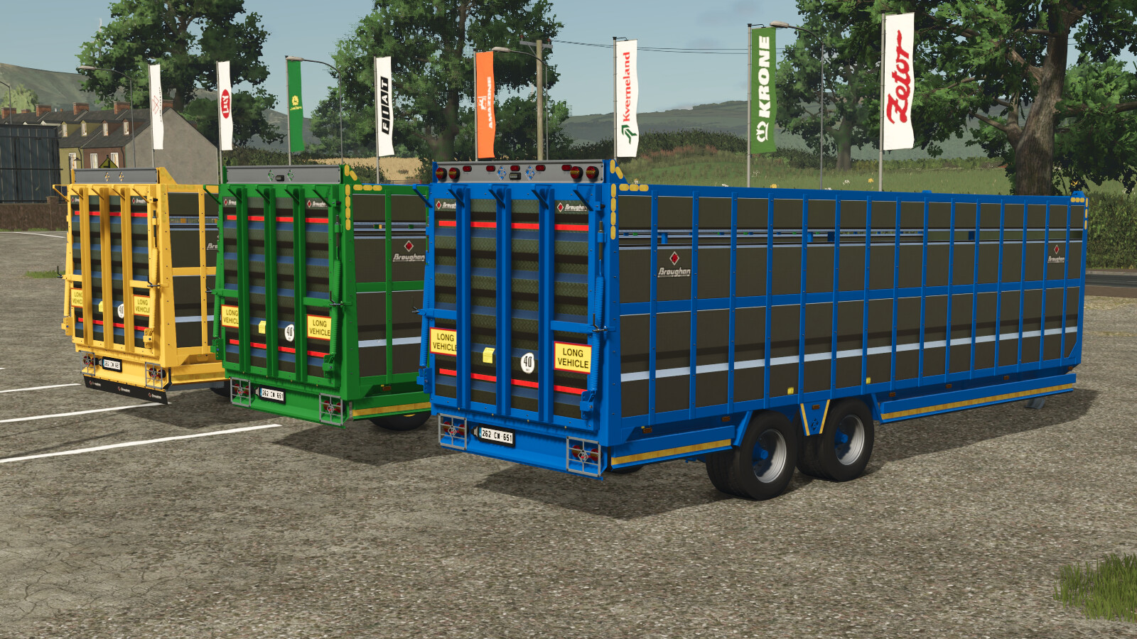 Broughan 28F Animal Trailer