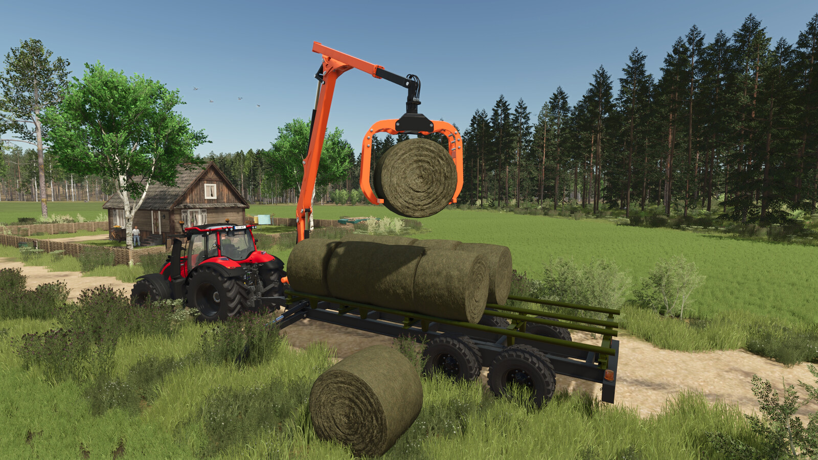 Bale Crane Trailer