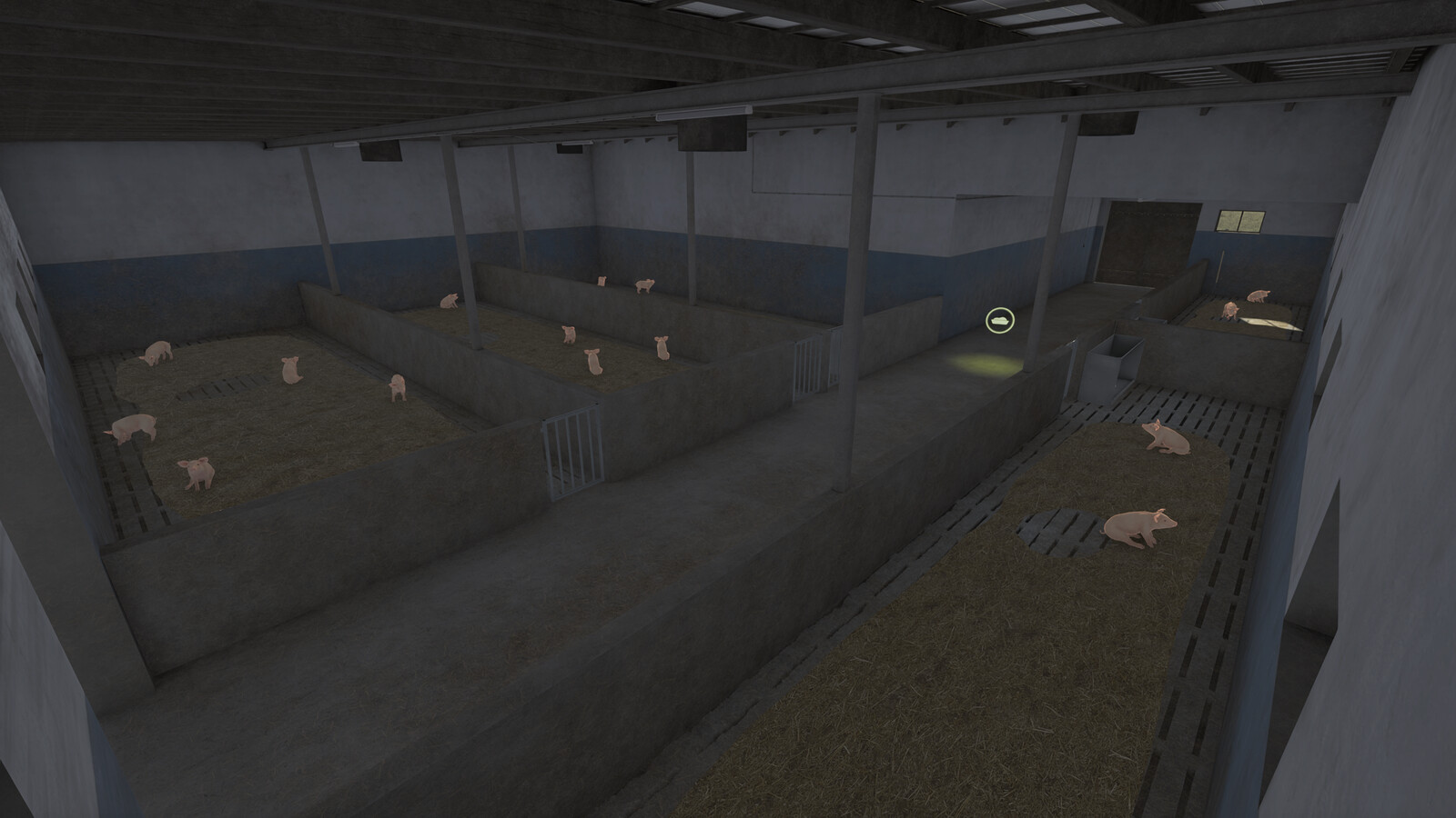 Polish Pigsty With Barn