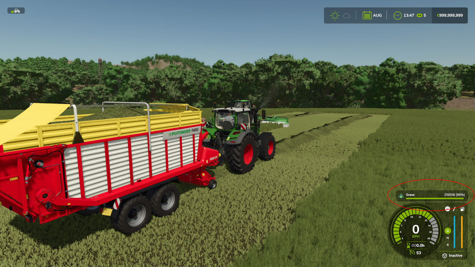 Forage Wagon Compression