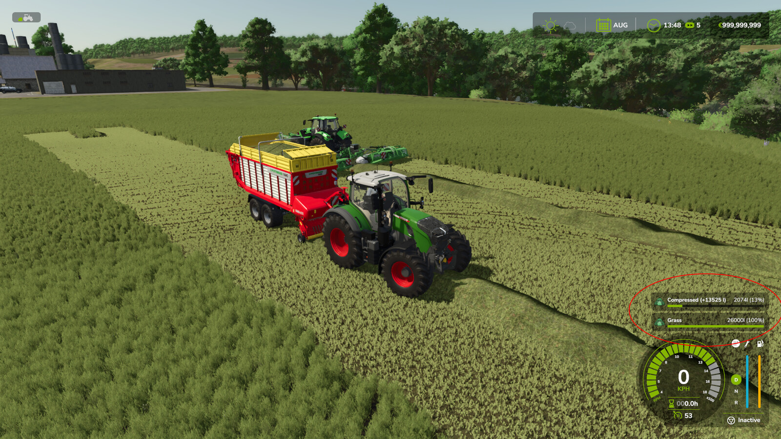 Forage Wagon Compression