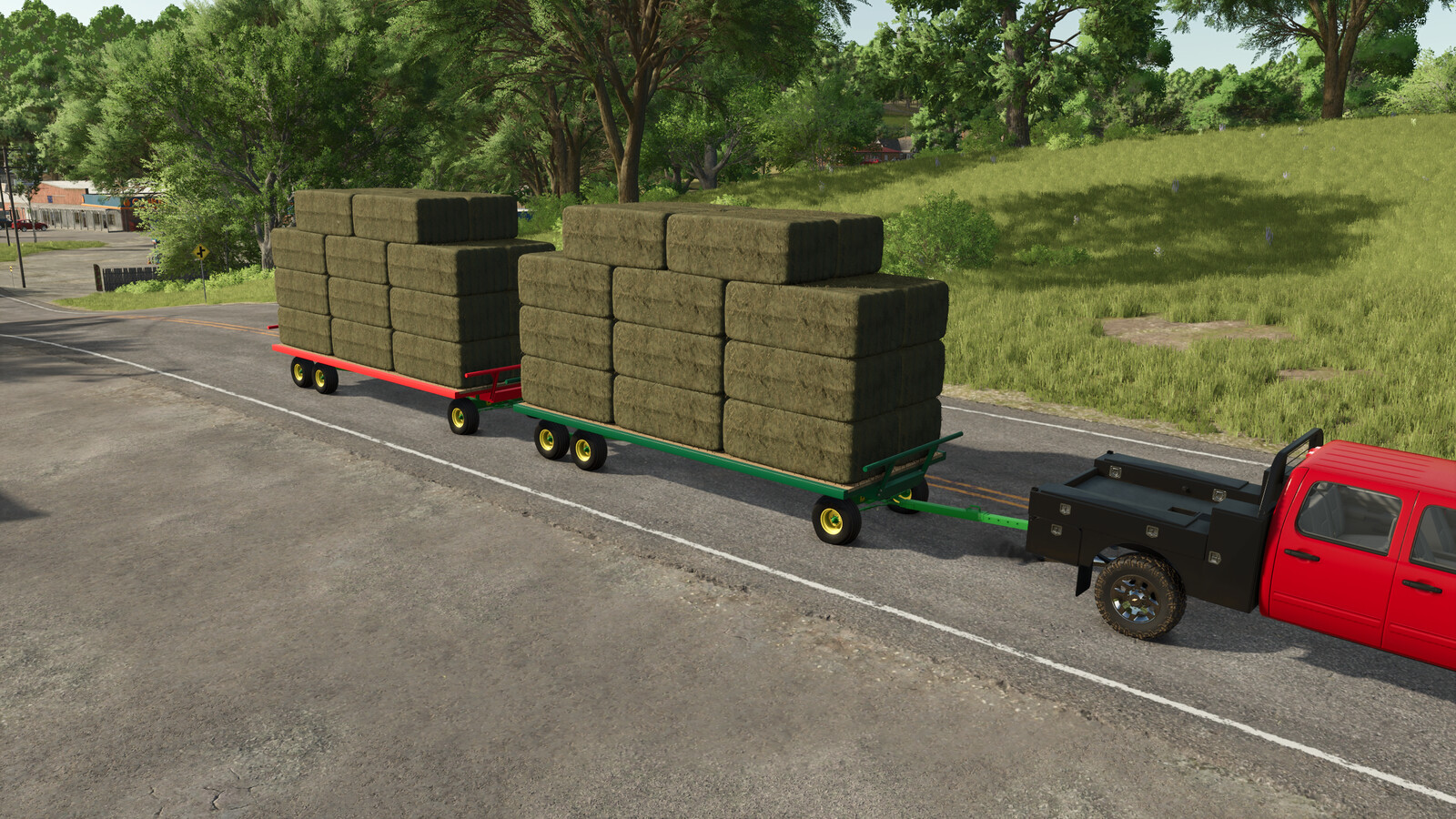 John Deere 1275 Bale Wagons