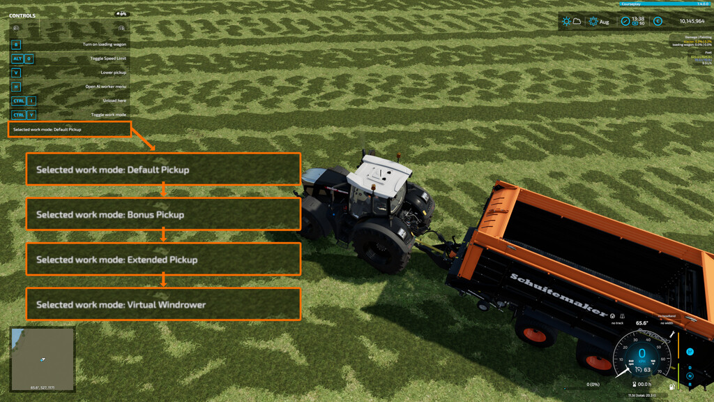 Variable Pickup Width