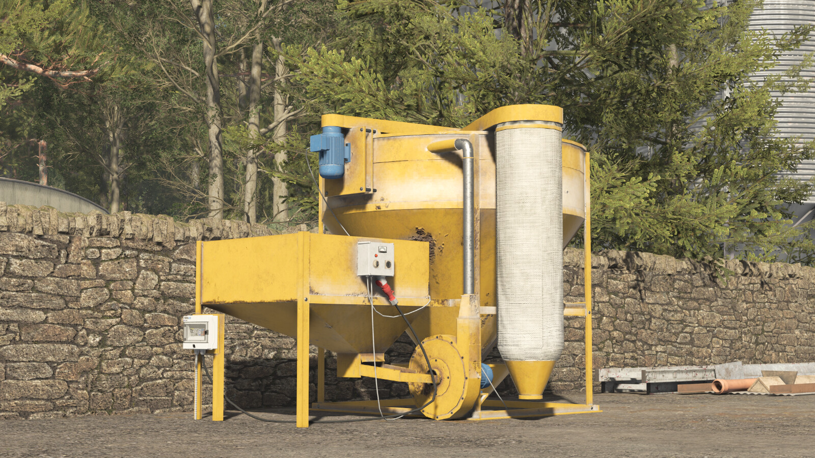 Food Mixer And Silo