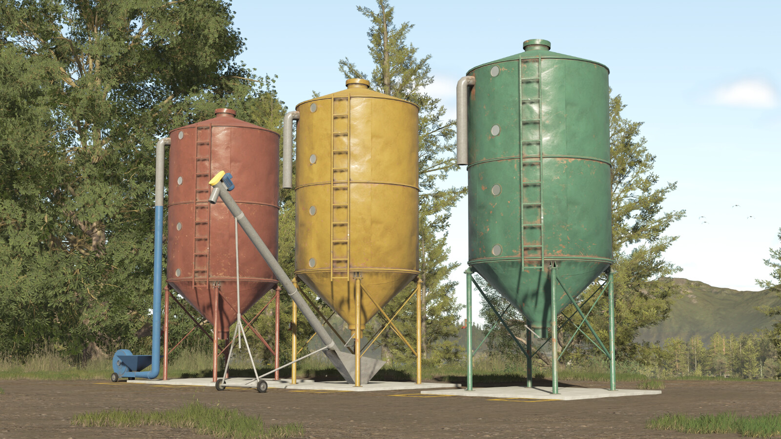 Food Mixer And Silo