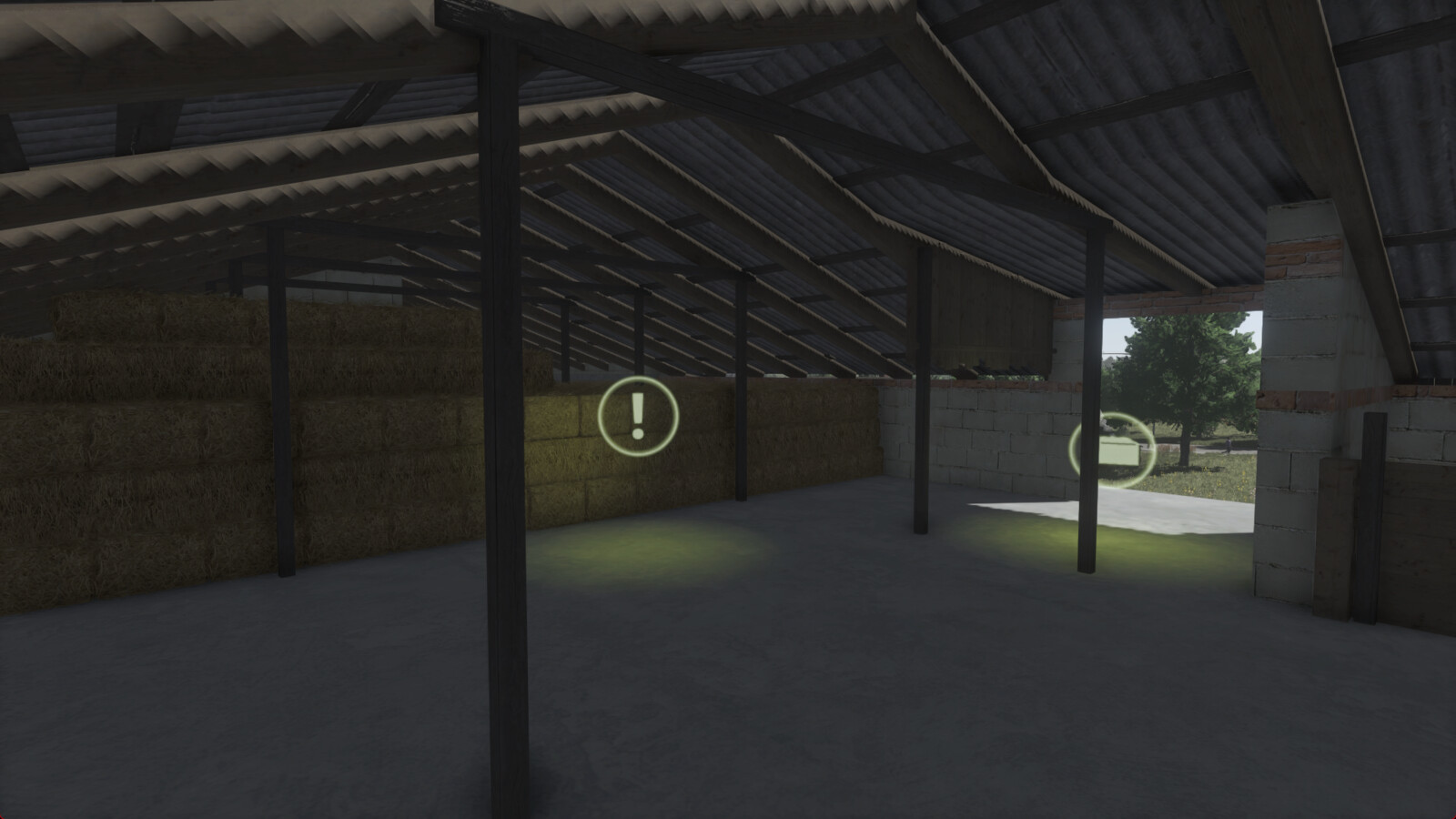 Cowbarn With Loft And Brake Room