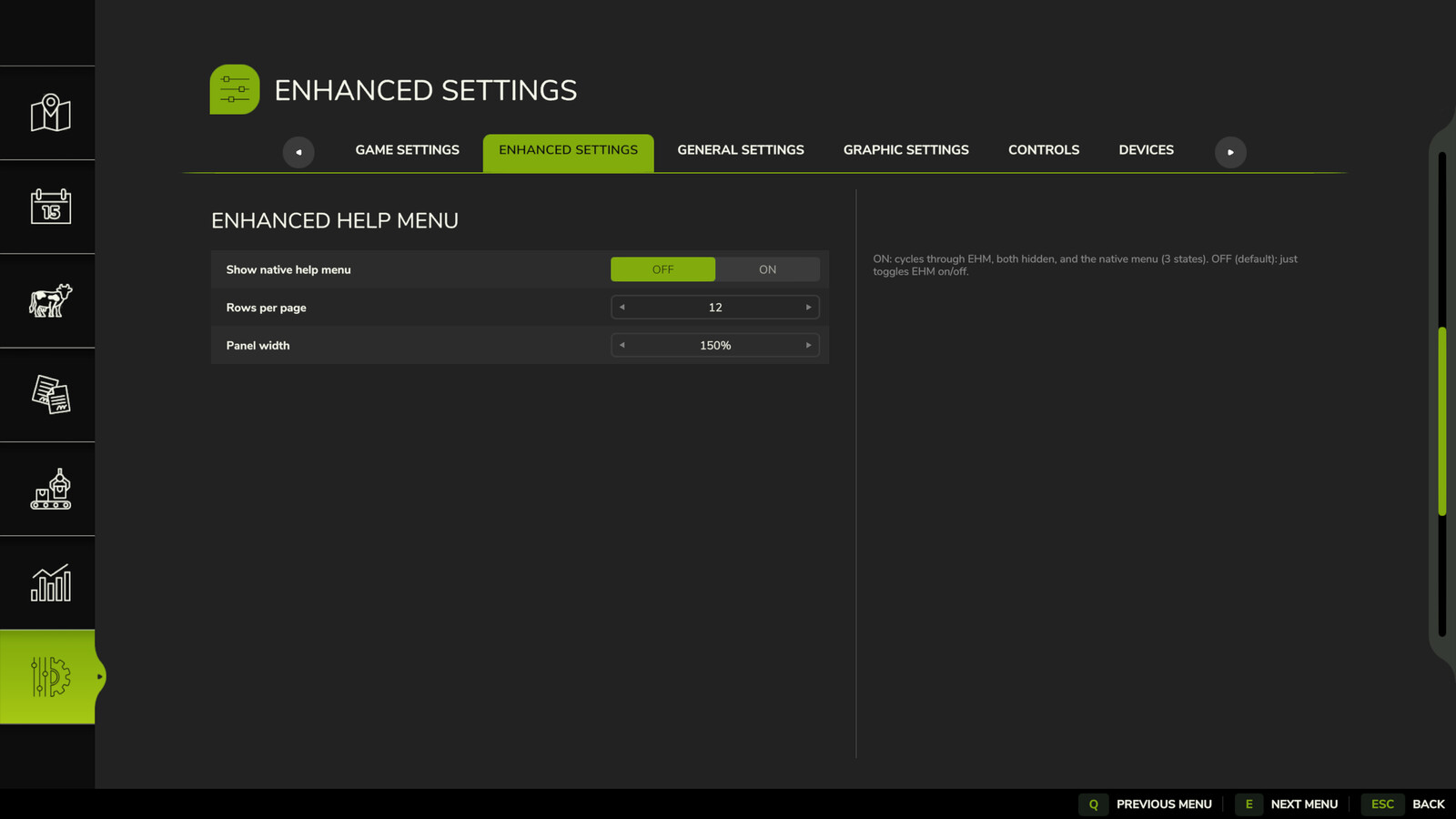 Enhanced Help Menu