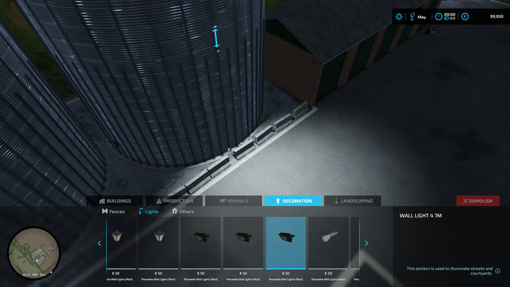 Placeable Wall Lights