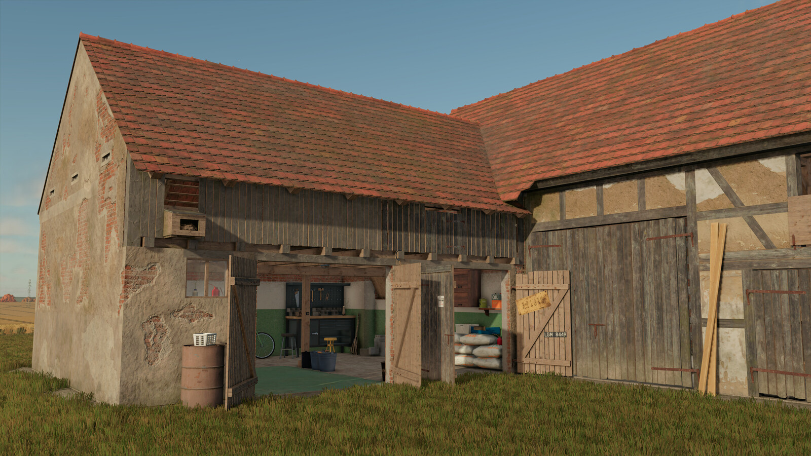 Barn With Grain Loft