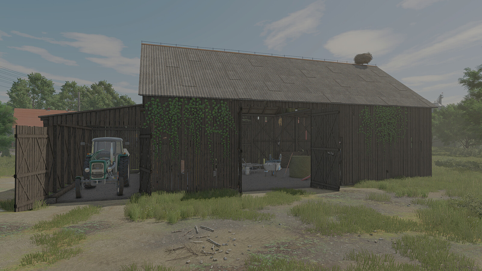 Polish Old Barn