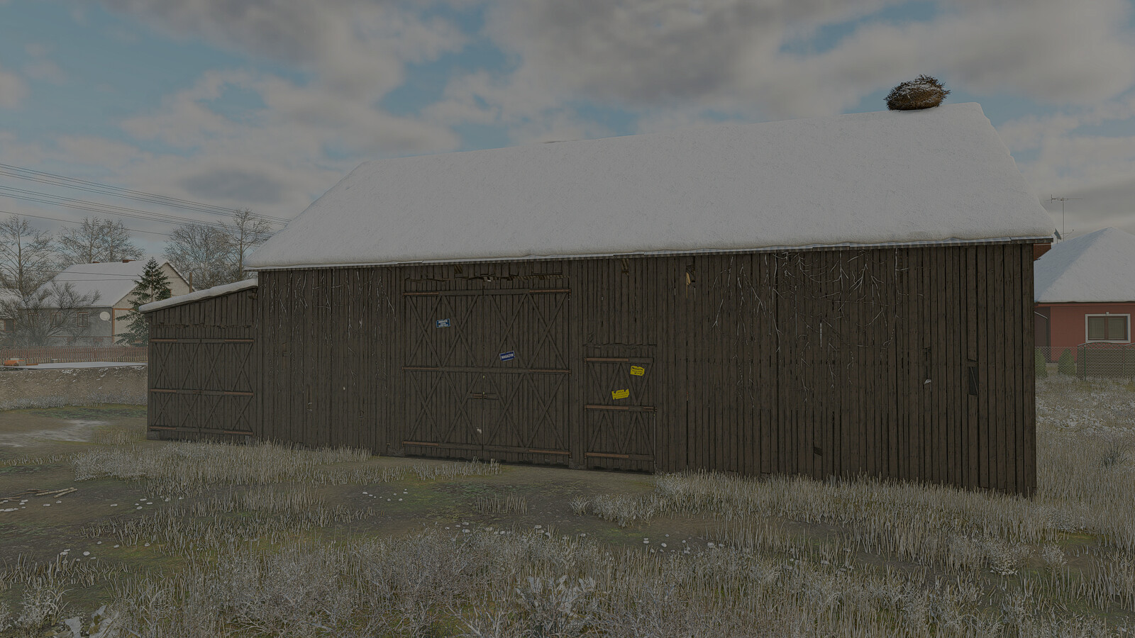 Polish Old Barn