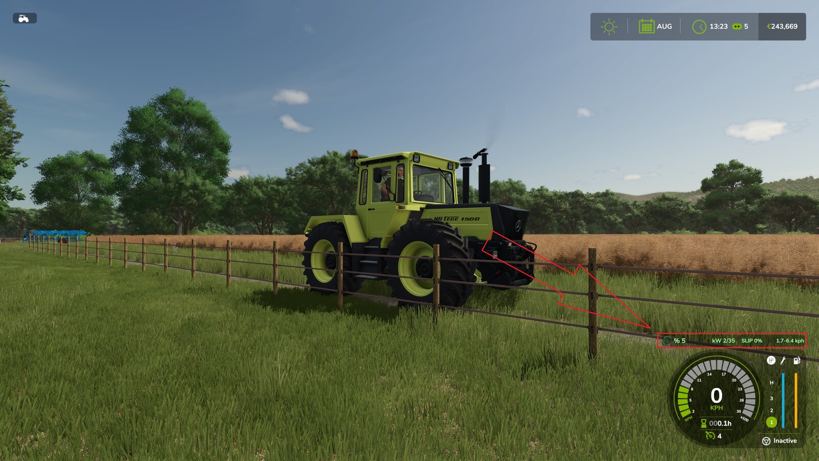Motor Load HUD