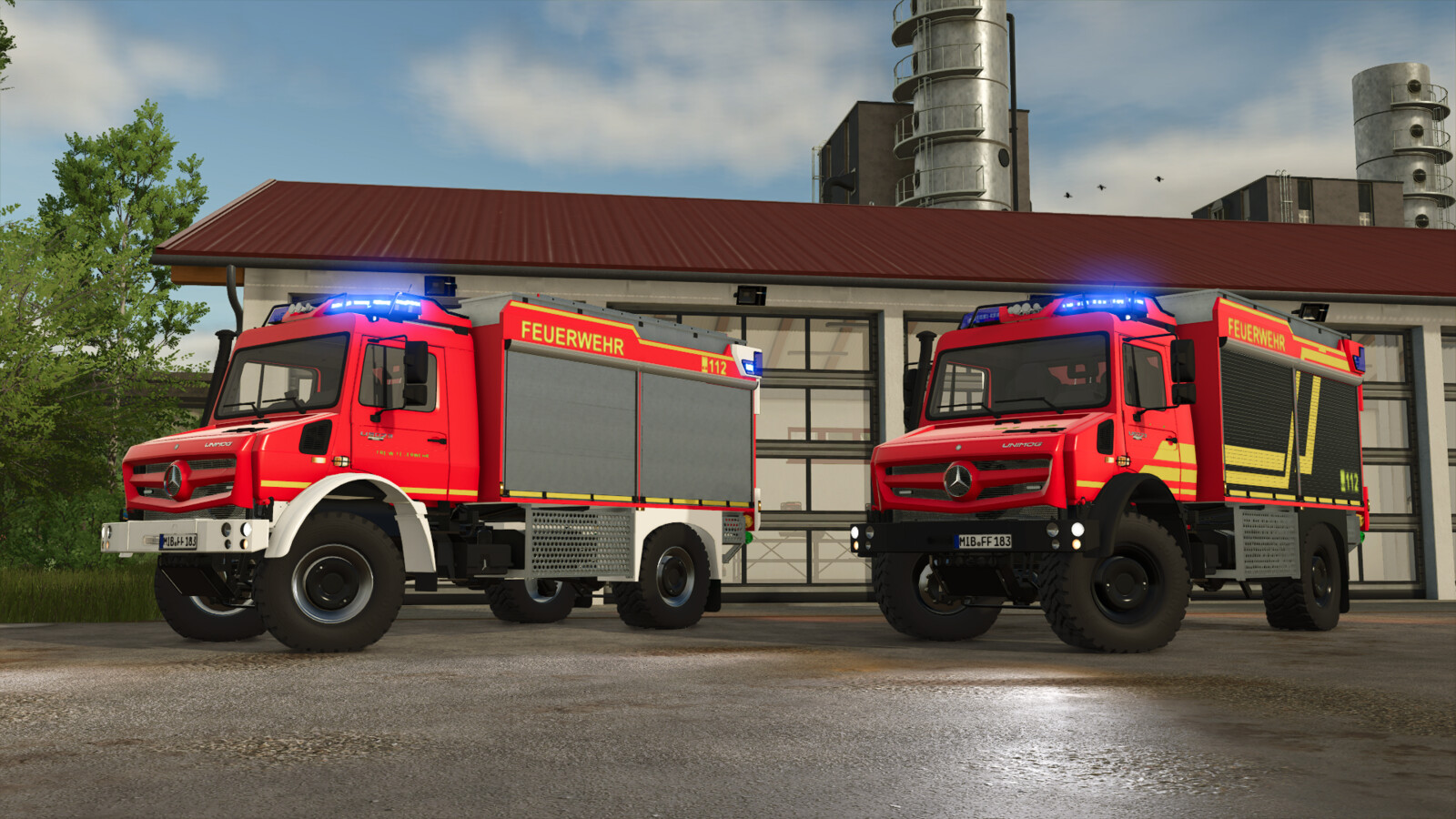 Mercedes Benz Trucks Unimog 5023 TLF3000/RW