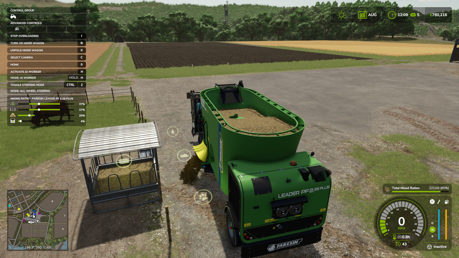 Mixer Wagon Feed Switcher