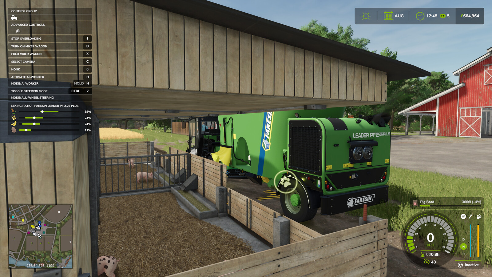 Mixer Wagon Feed Switcher