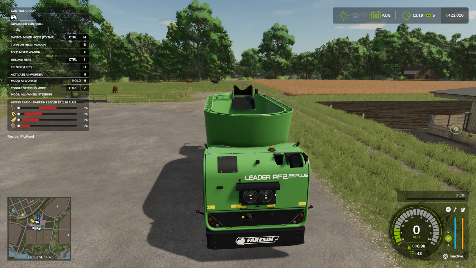 Mixer Wagon Feed Switcher