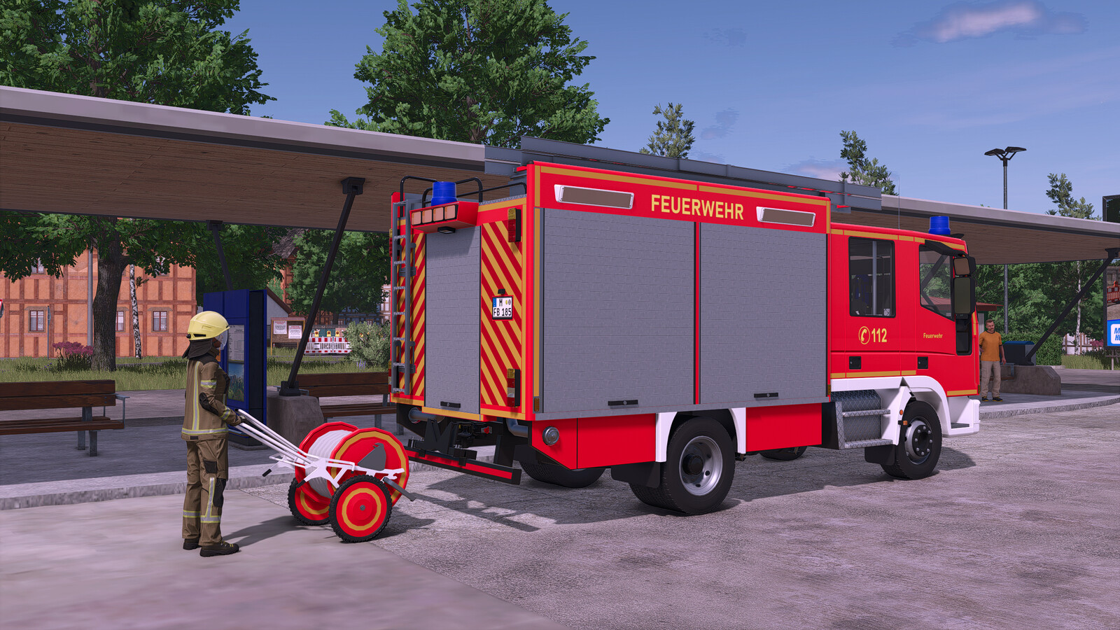 Fire Department Hose Reel