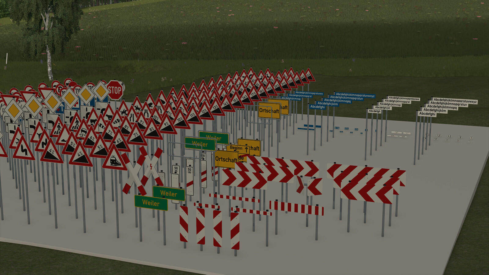 German Traffic Signs (Prefab*)