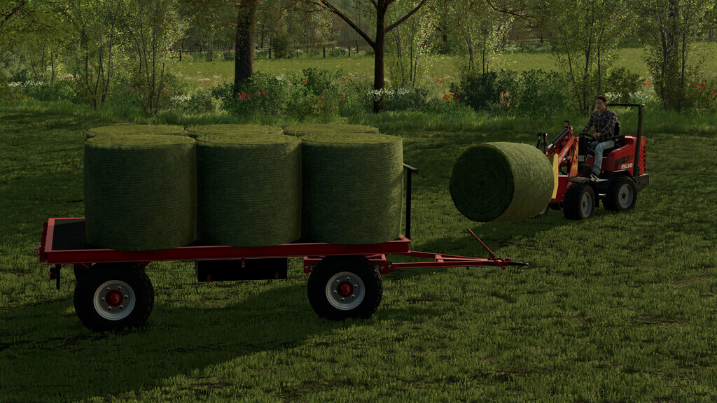 Selfmade Bale Trailer