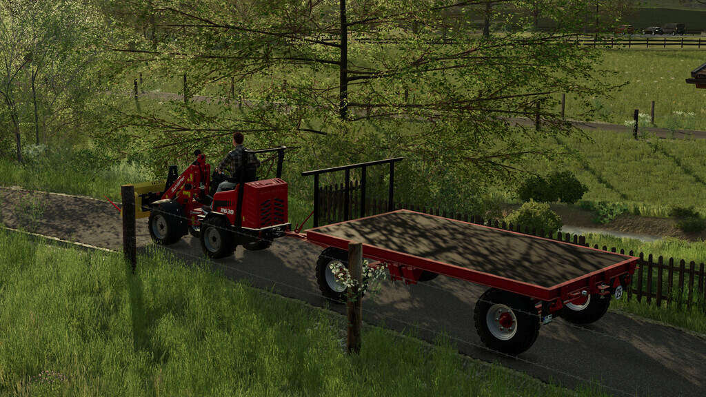 Selfmade Bale Trailer
