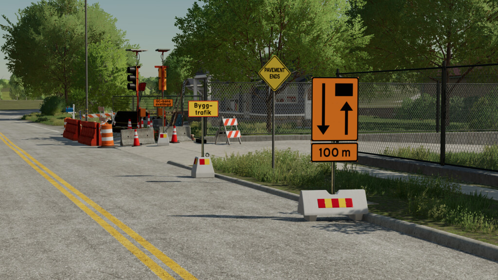 Swedish Construction Sign Pack