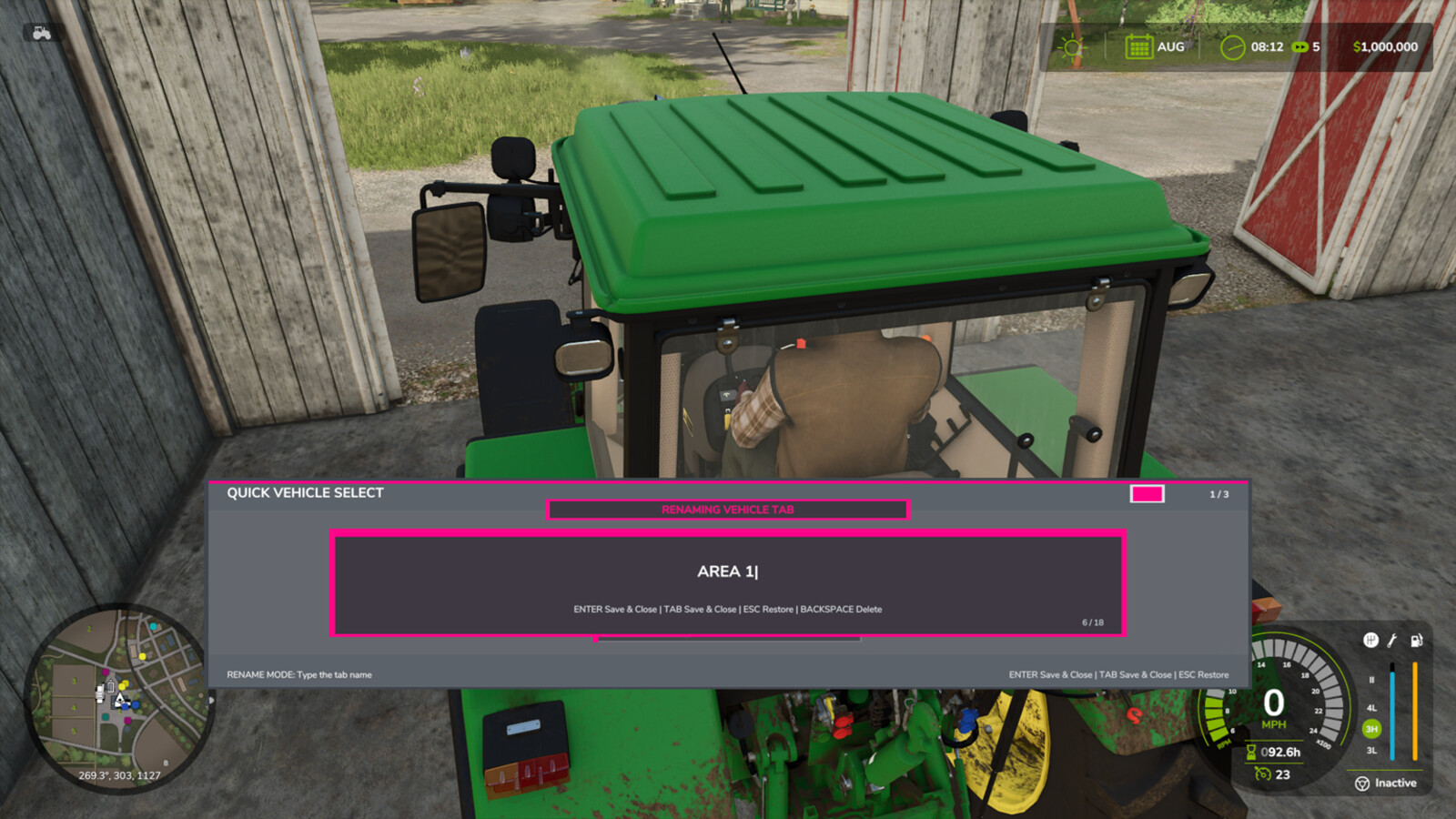 Quick Vehicle Select