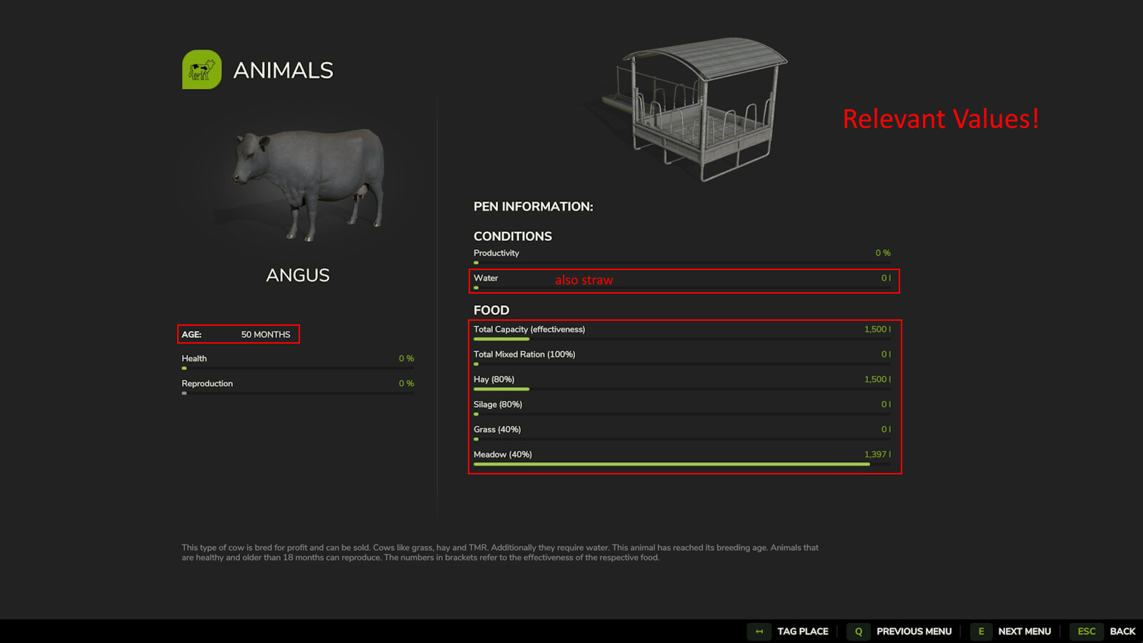 Realistic Animal Losses
