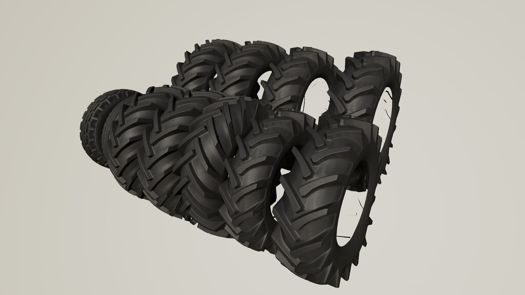 Old Mitas Tires (Prefab*)