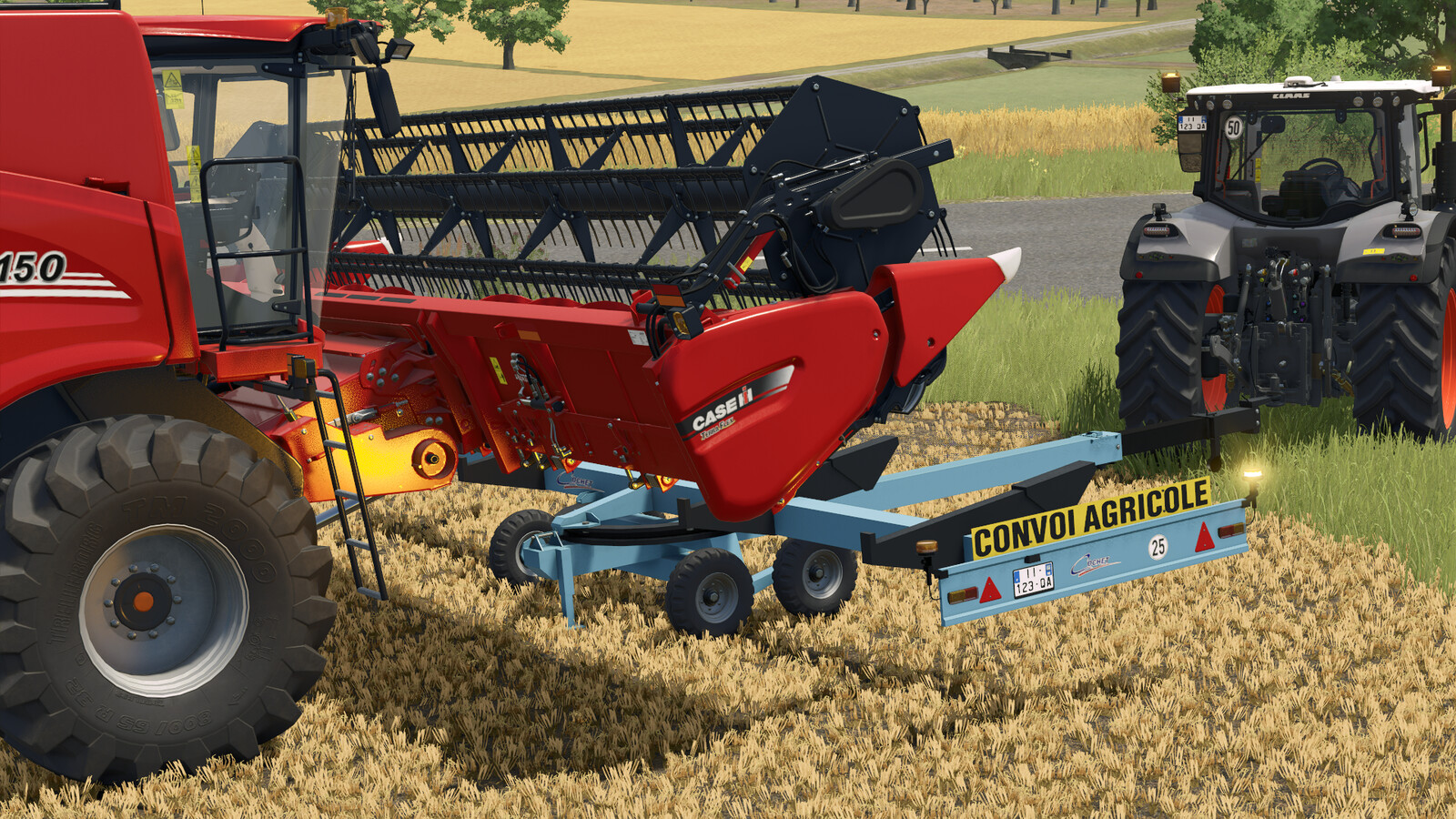 Cochet Turntable Cutter Trailer
