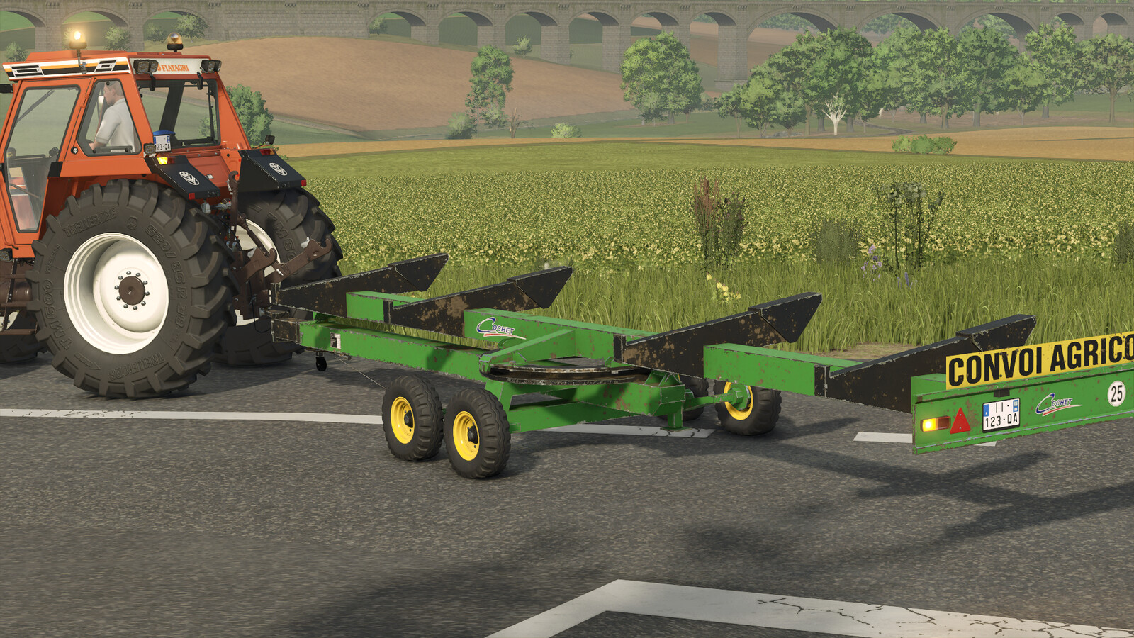Cochet Turntable Cutter Trailer