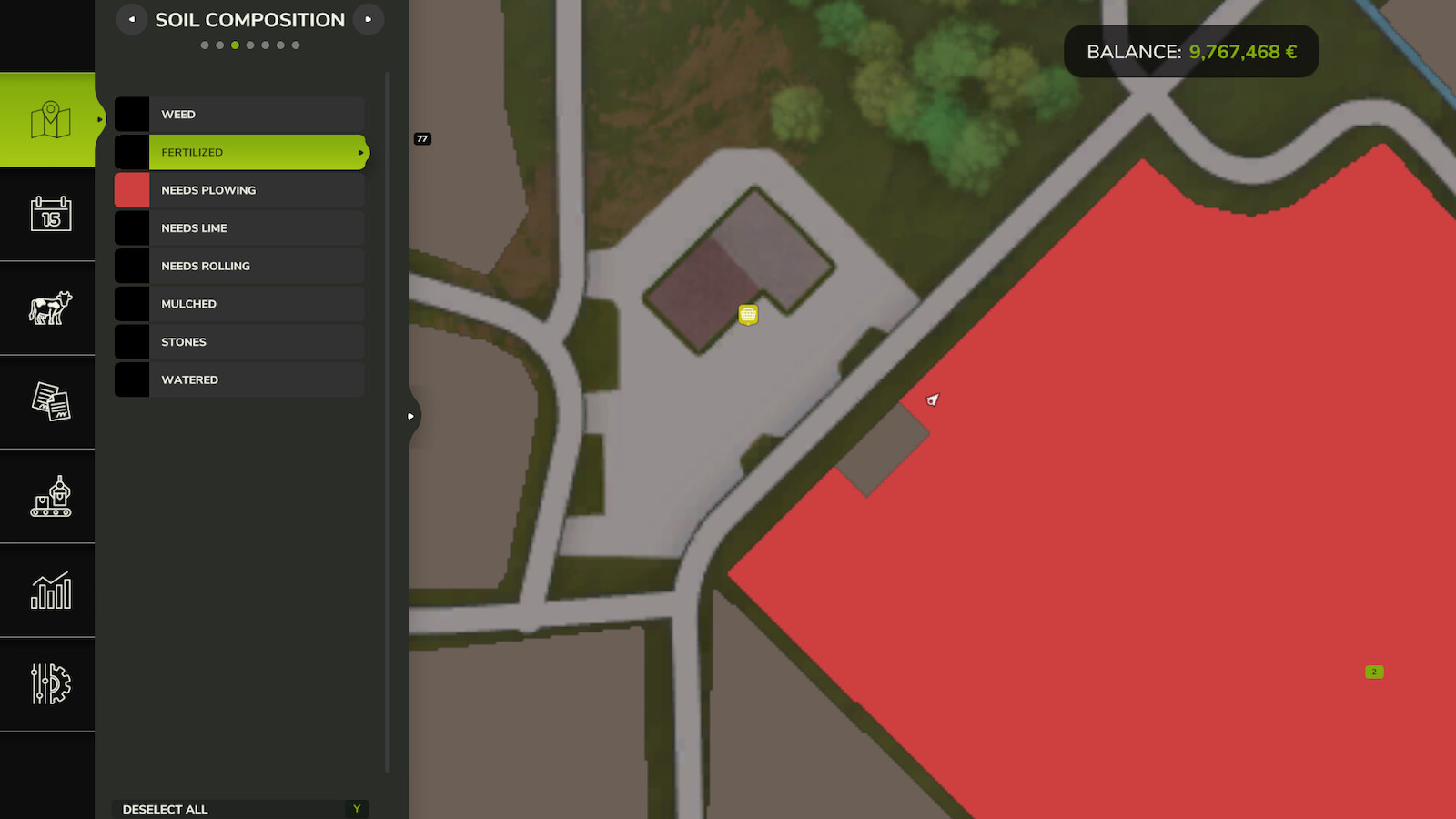 Cultivator Settings