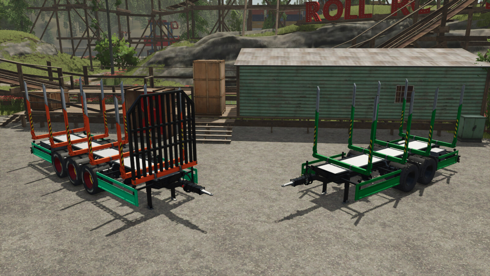 Lizard Short Wood Trailer Pack