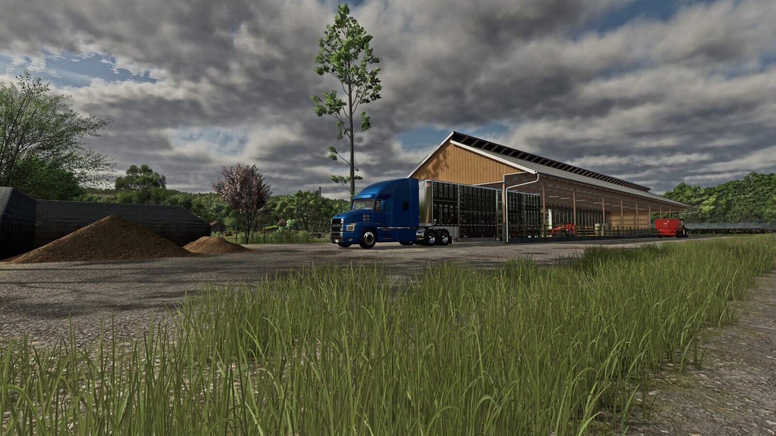 Monoslope Cow Barn
