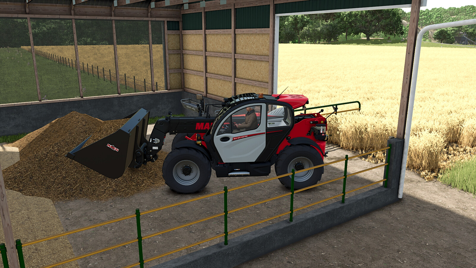 Monoslope Cow Barn