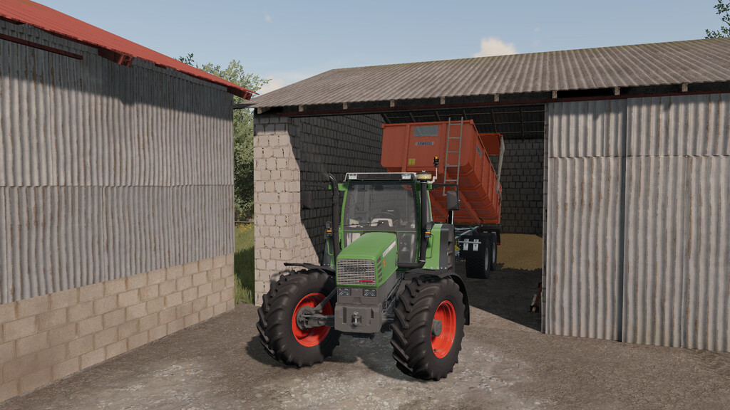 Garage With Chicken Coop