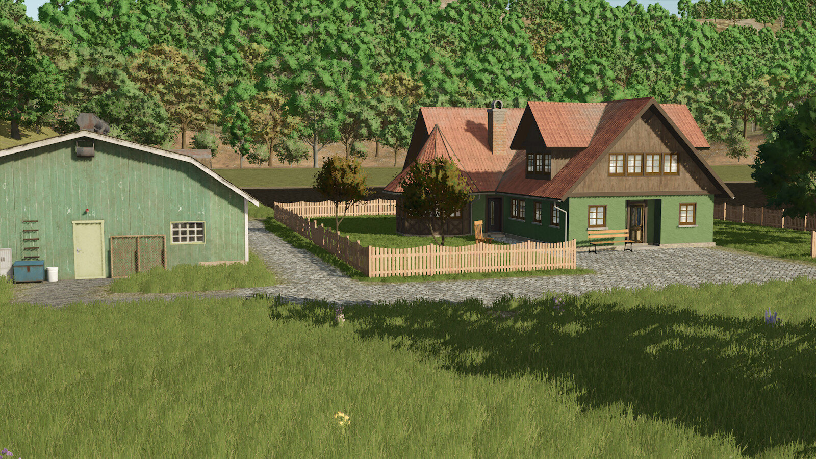 Timbered Houses
