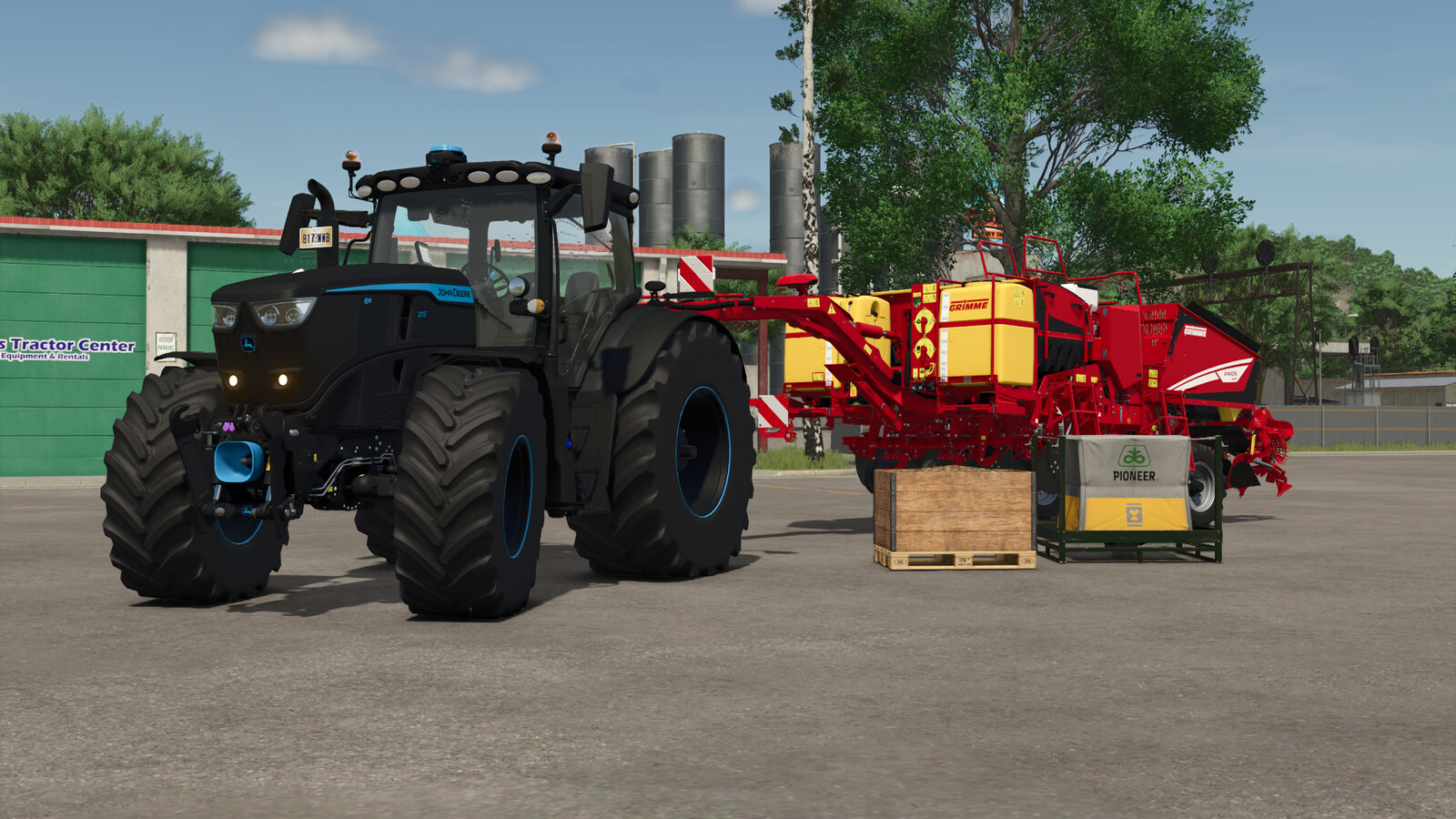 Unload Potato Seeders