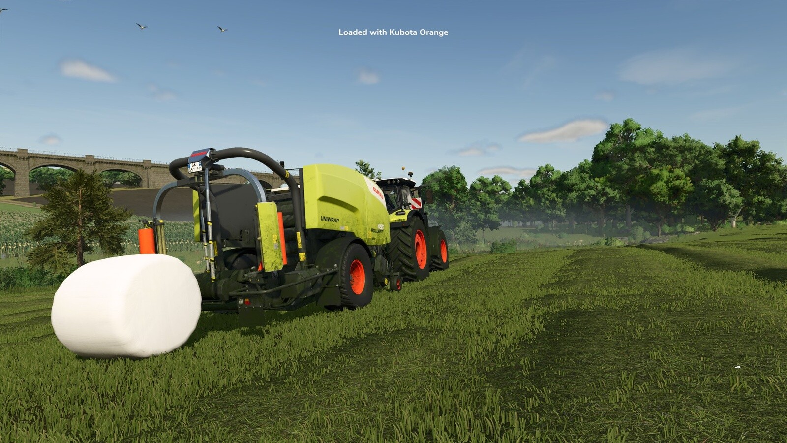 Unload Bale Wrap