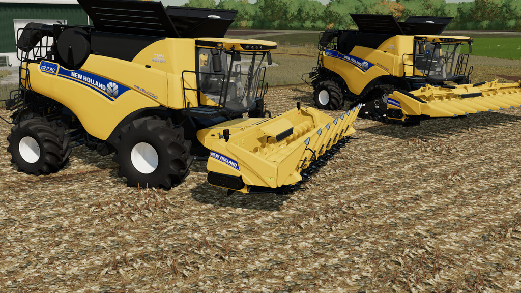 CNH 8 Row Corn Headers Fully Animated