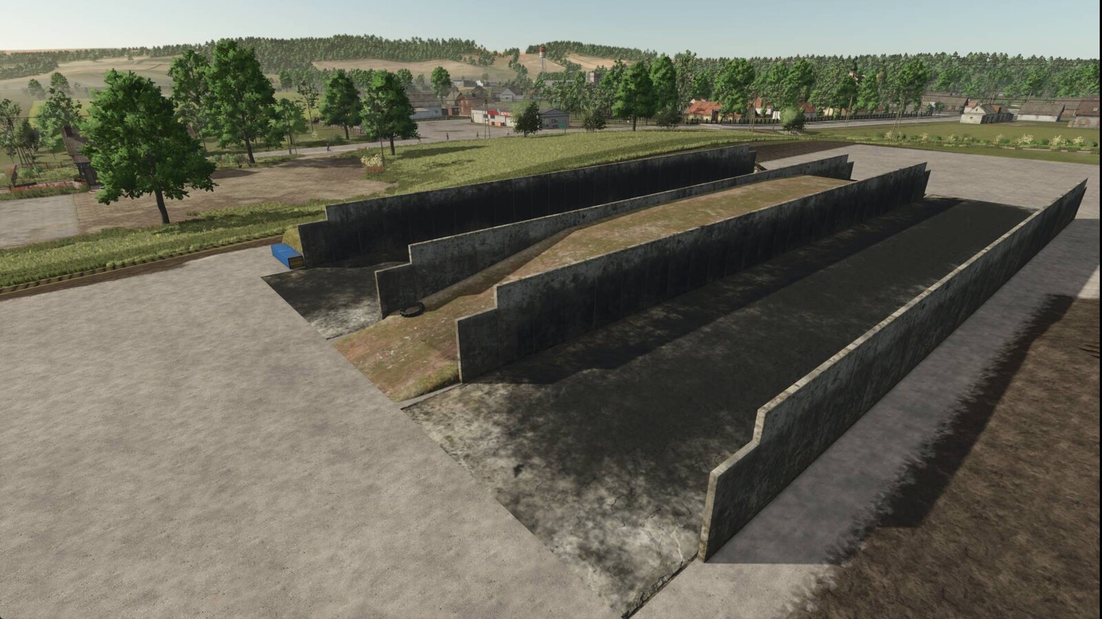 Bunker Silo Bale Storage