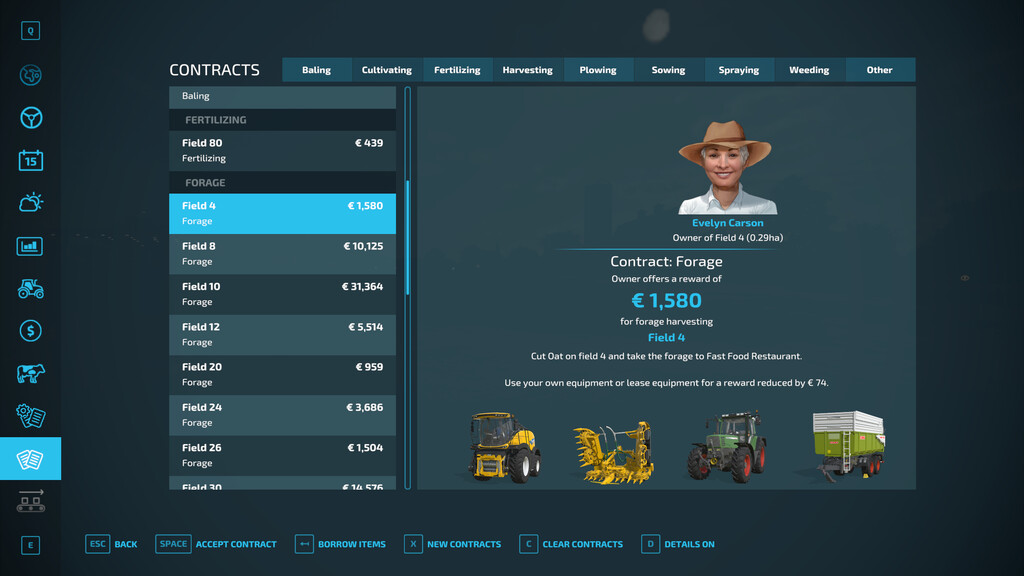 Forage Contracts