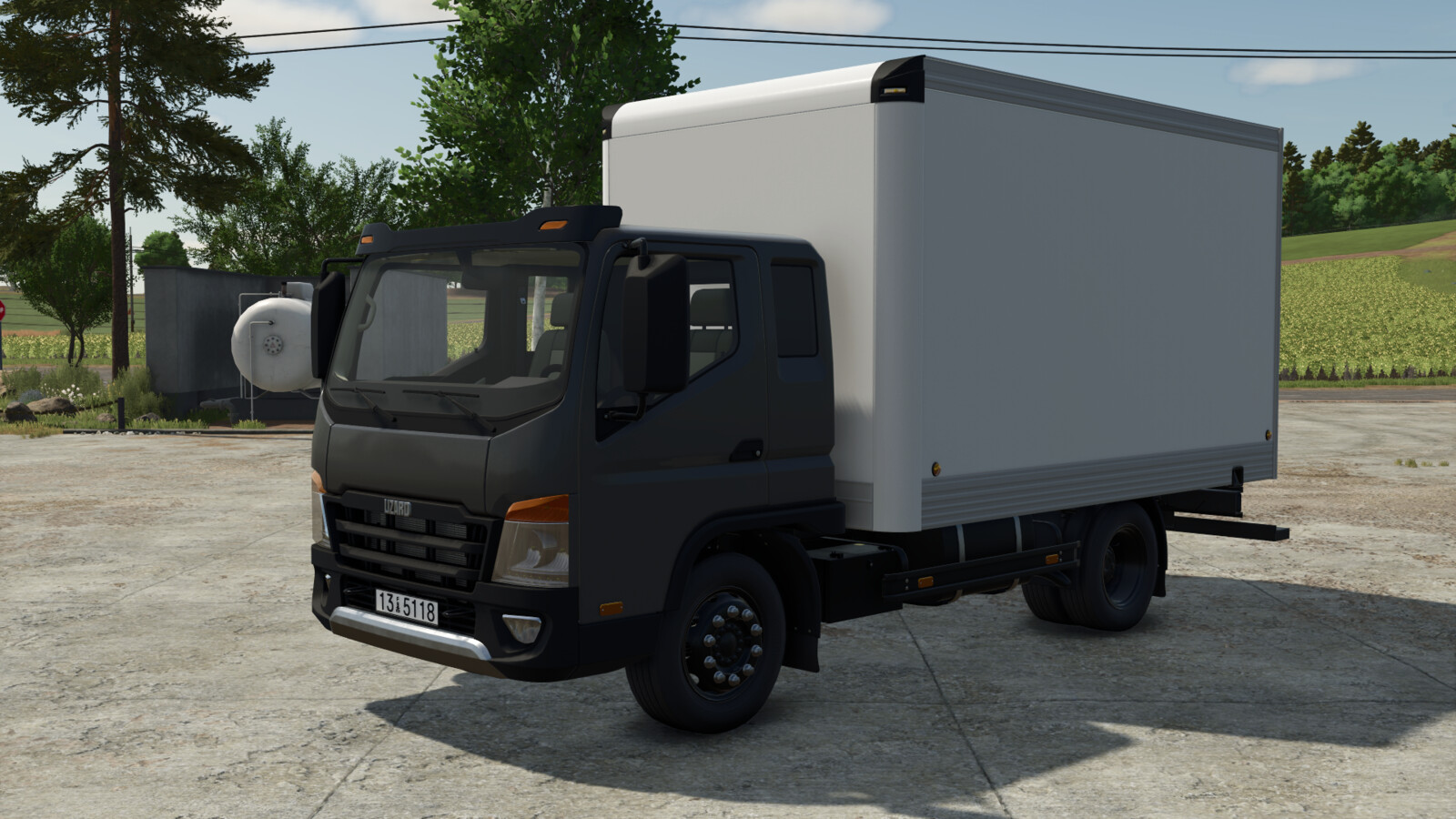 Lizard Dragon Box Truck