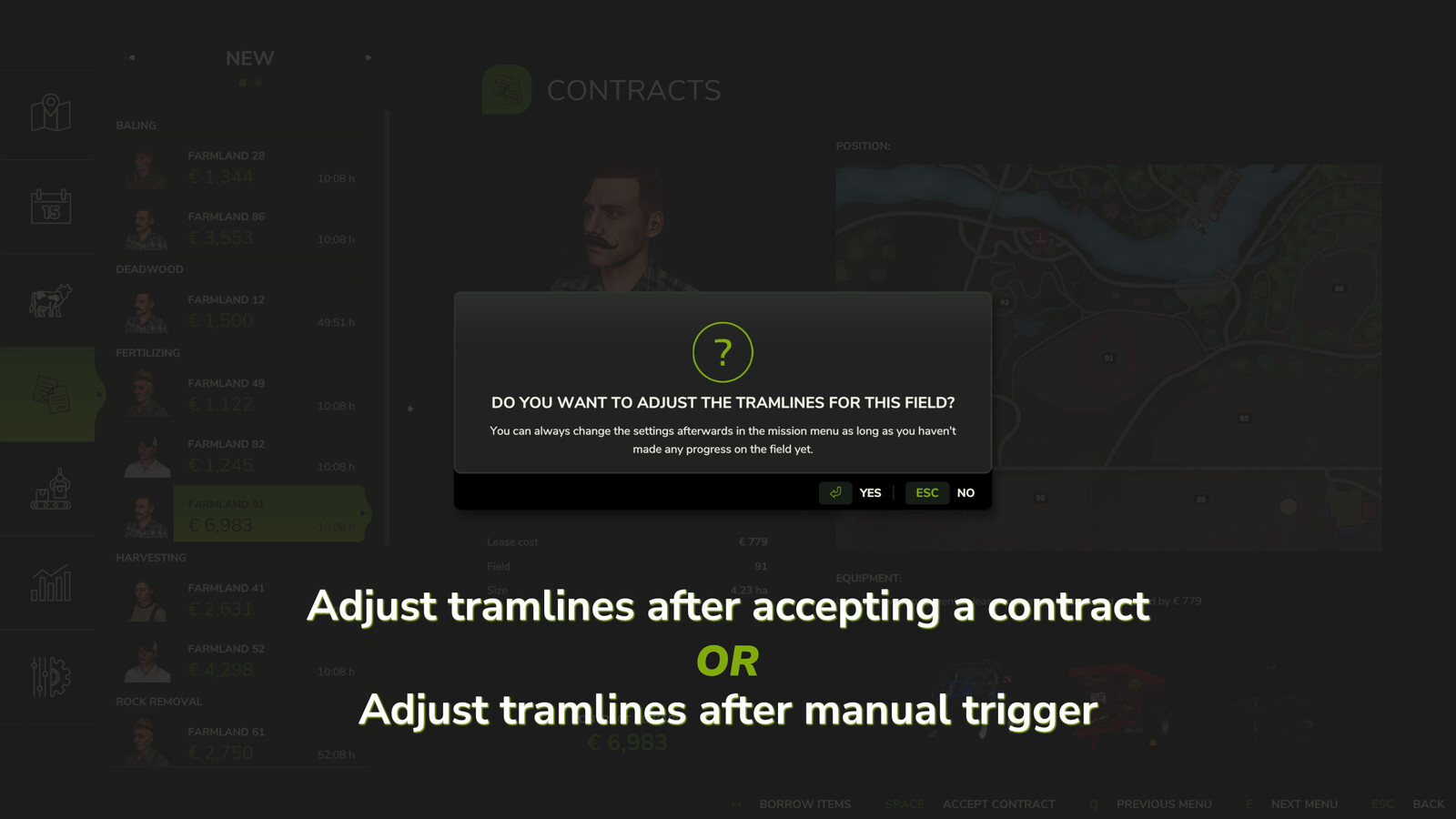 Adjust Tramlines For Missions