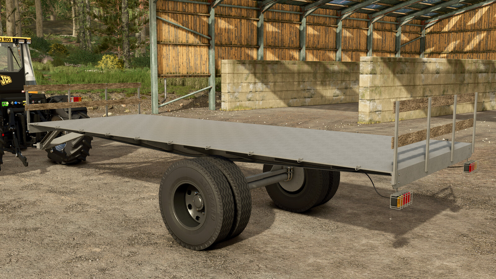 Homemade Bale Trailer
