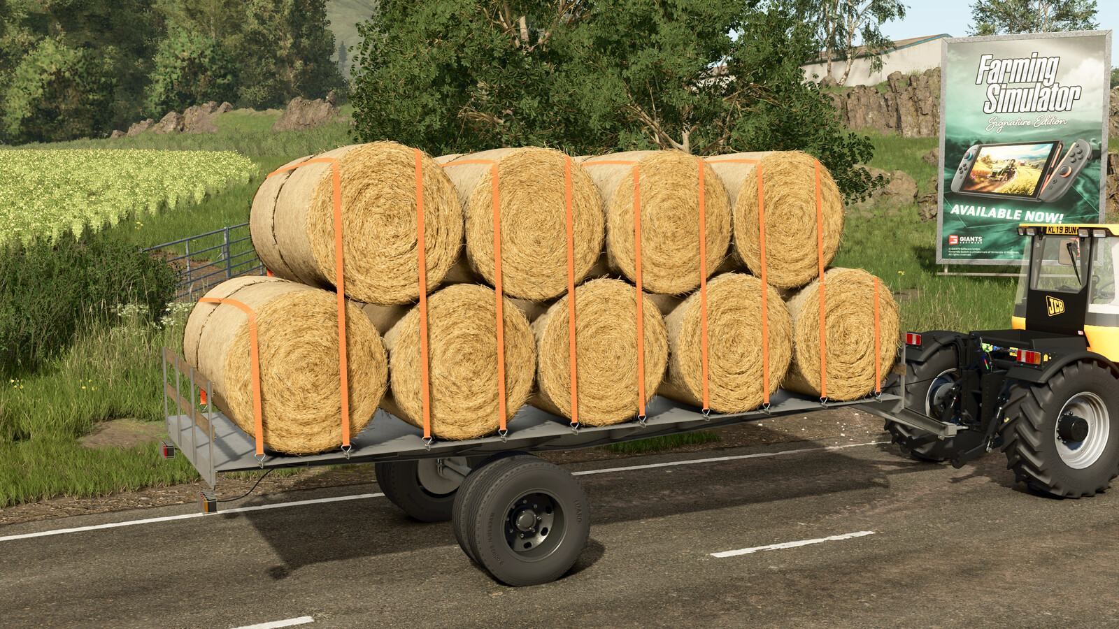 Homemade Bale Trailer