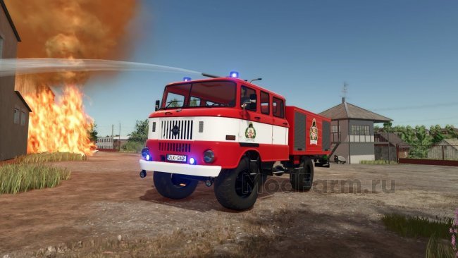 Мод «IFA W50 TLF Пожарная машина» для Farming Simulator 25