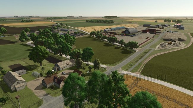 Мод Карта «Small Lithuanian Village» для Farming Simulator 25