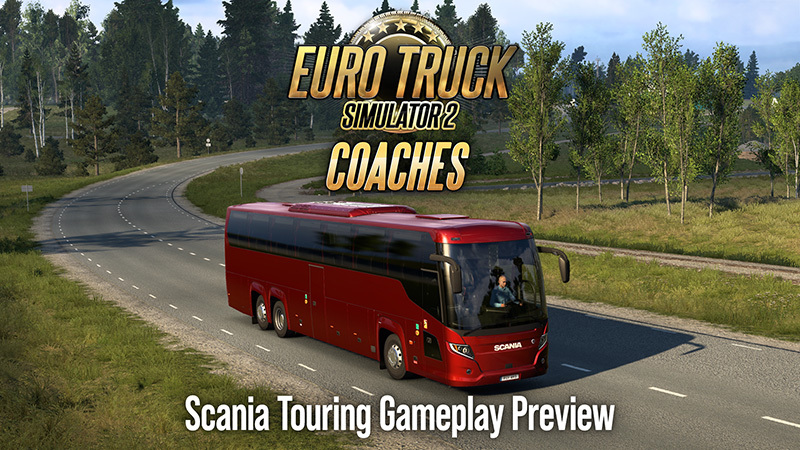 Автобусы: превью геймплея Scania Touring